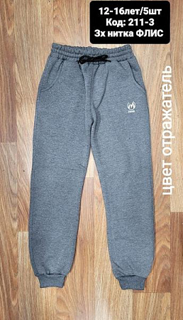 Штаны Спорт Mmz 211-3 grey - делук