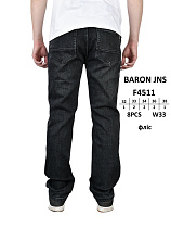 Джинсы God Baron F4511 black - делук