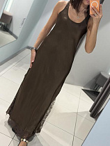 Платье Comod H2395 brown - делук