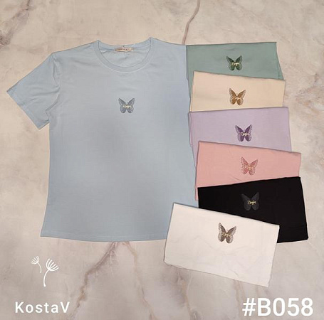 Футболка Kosta B058 mix - делук