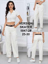 Джинсы Jeans Club 5047-2 white - делук