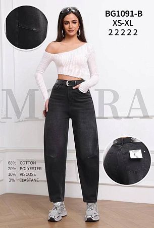 Джинсы Miss Kurry BG1091B black - делук