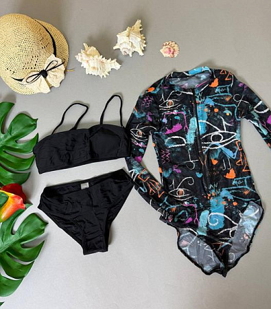 Комплект Sun&Sea 05067 black-l.blue - делук