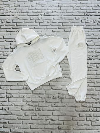 Костюм Спорт Yulichka F27-117 white - делук