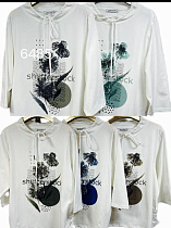 Свитер Gertie 6485 white-blue - делук