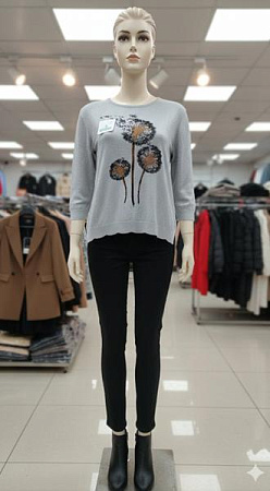 Свитер Julia JL950 grey - делук