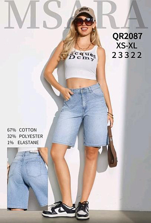 Шорты Jeans Club QR2087 l.blue - делук