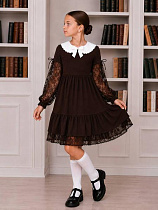Платье Alisa Brand 710-1523 brown - делук