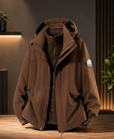Куртка Dogan DG893 brown - делук
