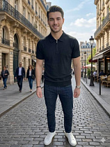 Футболка Moranny MR997 black - делук