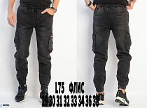 Джинсы God Baron L75 black - делук