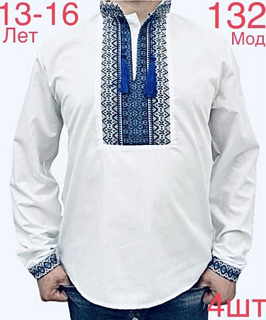 Вышиванка Надийка ND792-132 white - делук