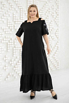 Платье Romeo Life RL1014 black - делук