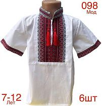 Вышиванка Надийка 098-1 white - делук
