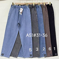 Джинсы Immei A51-2 l.blue - делук