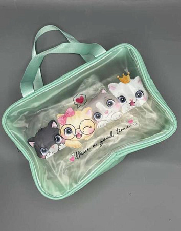 Косметичка Luna-Bag 25-580 green - делук