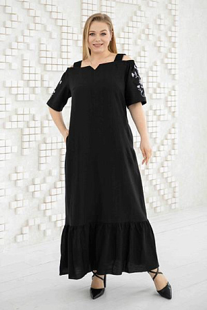 Платье Romeo Life RL1014 black - делук