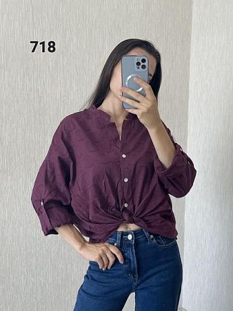 Рубашка Fsn 718 purple - делук