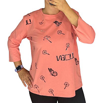 Свитер Elena&Vika 27086 peach - делук