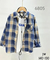 Рубашка Flong 6805 blue - делук