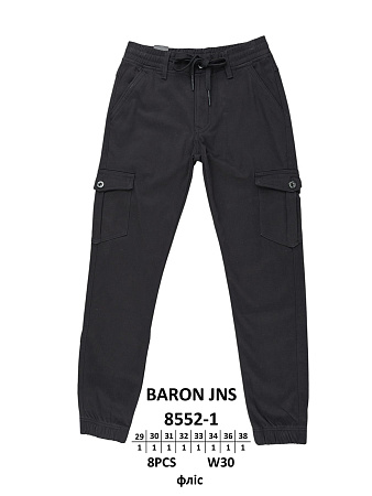 Джинсы God Baron 8552-1 black - делук