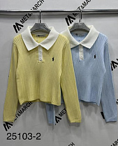 Свитер Met&March 25103-2 yellow - делук