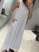 Платье Comod H2501 l.grey - делук