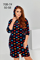 Халат Anion 70B-7 black - делук