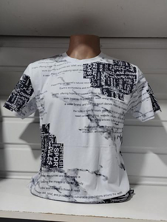 Футболка Panda 1744 white - делук