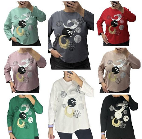 Свитер Elena&Vika 27087 mix - делук