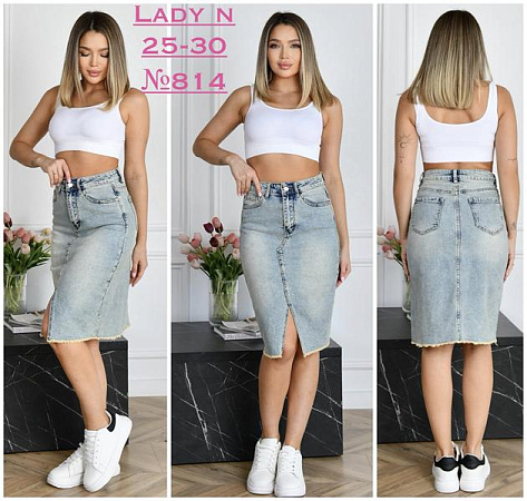 Юбка Jeans Club 814 l.blue - делук