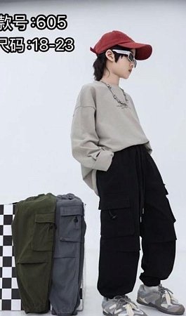 Штаны Farbique 605 grey - делук