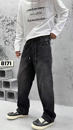 Джинсы F.T.H 8171 black - делук