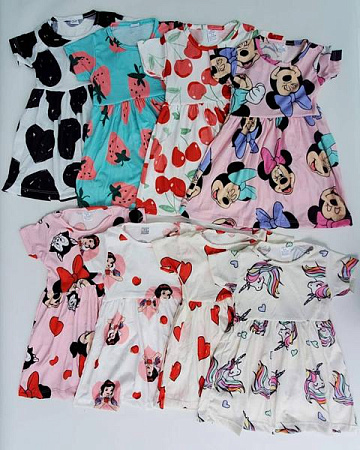 Платье Meloria ML5401 white-black - делук