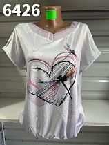Футболка Gertie 6426 white - делук
