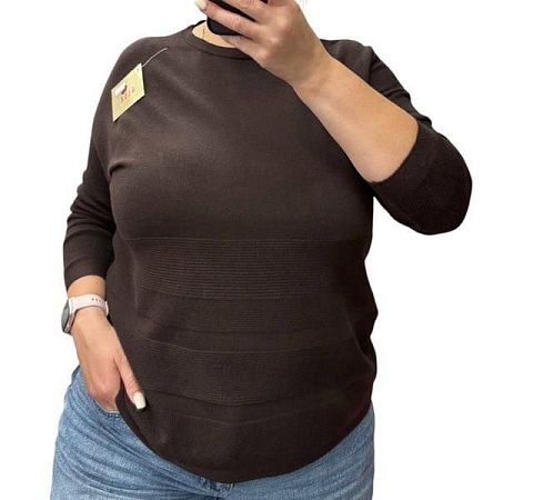 Свитер Elena&Vika 25234 brown - делук