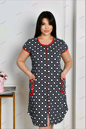 Халат Romeo Life 2620-1 black - делук