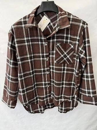 Рубашка Namik NM151 brown - делук