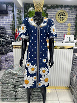 Халат Cotpark 5982 navy - делук