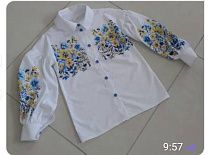 Вышиванка Diden DD19 white - делук