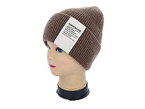 Шапка Angelica Кашемір 002-1 brown - делук