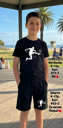 Футболка Amz T3-2 black - делук