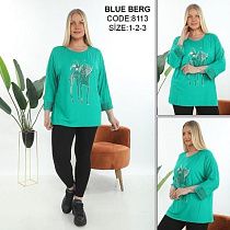 Костюм Julia 8113 green - делук