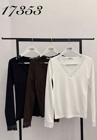 Свитер Nefertiti 17353 black - делук