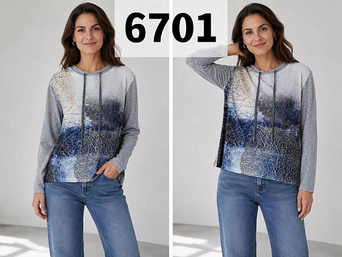 Свитер Gertie 6701 grey - делук