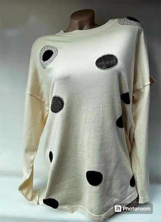 Свитер Levisha 24046 l.beige - делук