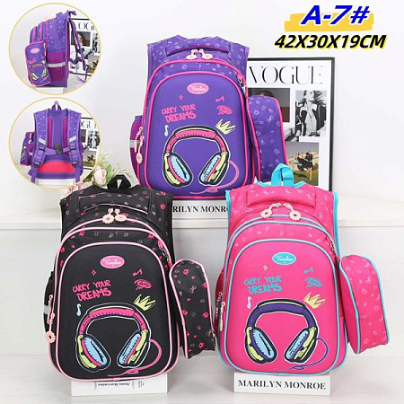 Рюкзак Candy Bags A7 black - делук
