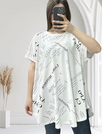 Футболка Levisha 25006 white - делук