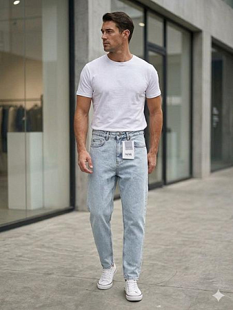 Джинсы Maxim Jeans 26801 l.blue - делук