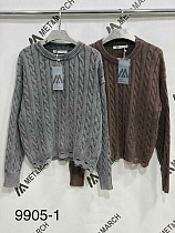 Свитер Met&March 9905-1 brown - делук